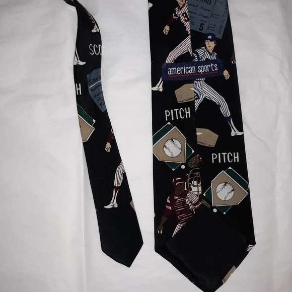 American Sports Men's Graphic Neck Tie - Picture 3 of 5